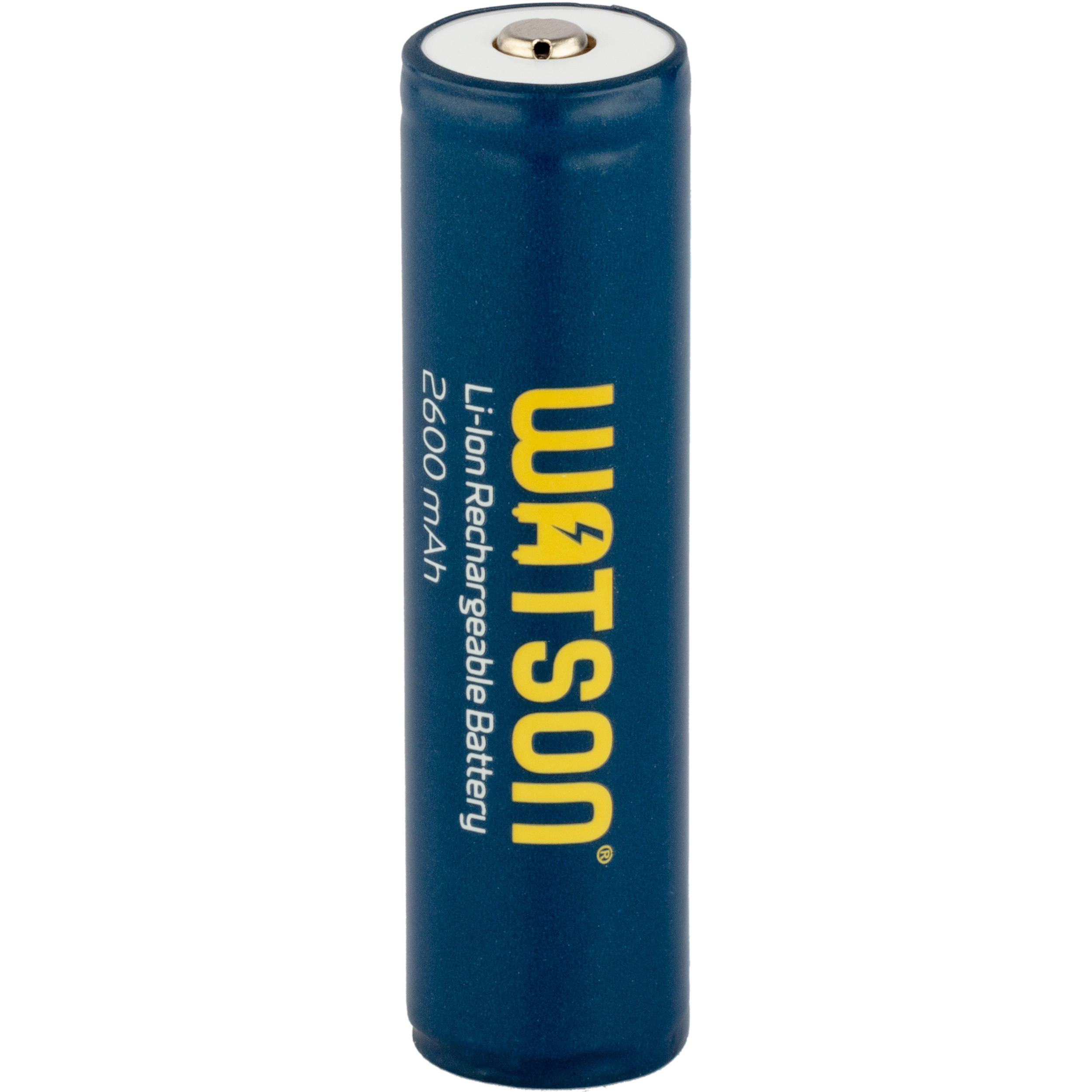 Watson 18650 Rechargeable Lithium-Ion Battery (3.7V, 2600mAh)