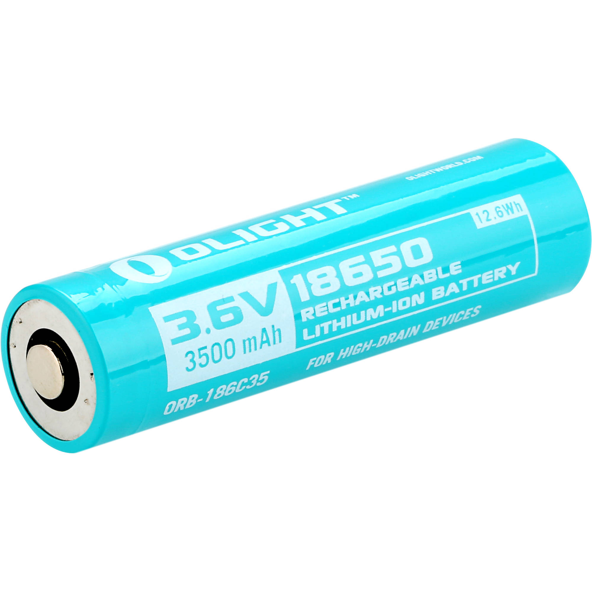 Olight Customized 18650 Rechargeable Lithium-Ion Battery (3.6V, 3500mAh)
