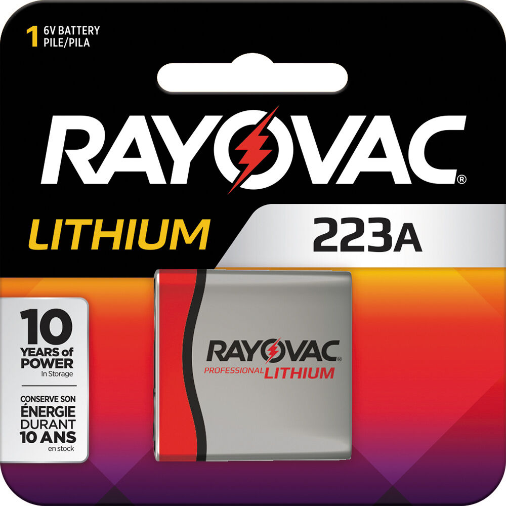 RAYOVAC 223A 6V Lithium Photo Battery