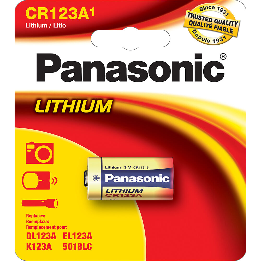 Panasonic CR123A Lithium Battery (3V)