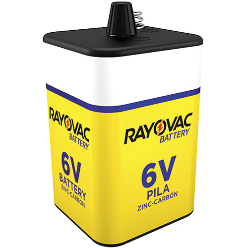 RAYOVAC Heavy-Duty 6V Spring Terminals Lantern Battery