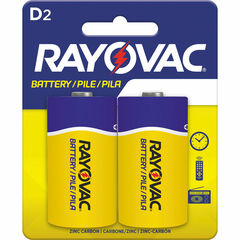 RAYOVAC Zinc Carbon D Battery (2-Pack)