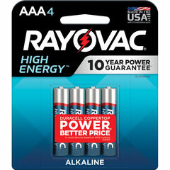 RAYOVAC AAA HIGH ENERGY Alkaline Batteries (4-Pack)