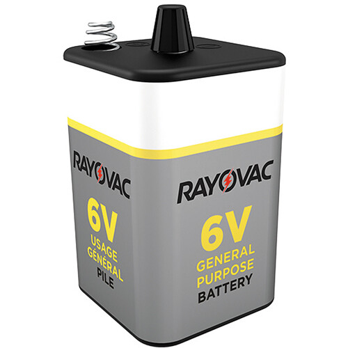 RAYOVAC General Purpose 6V Spring Terminals