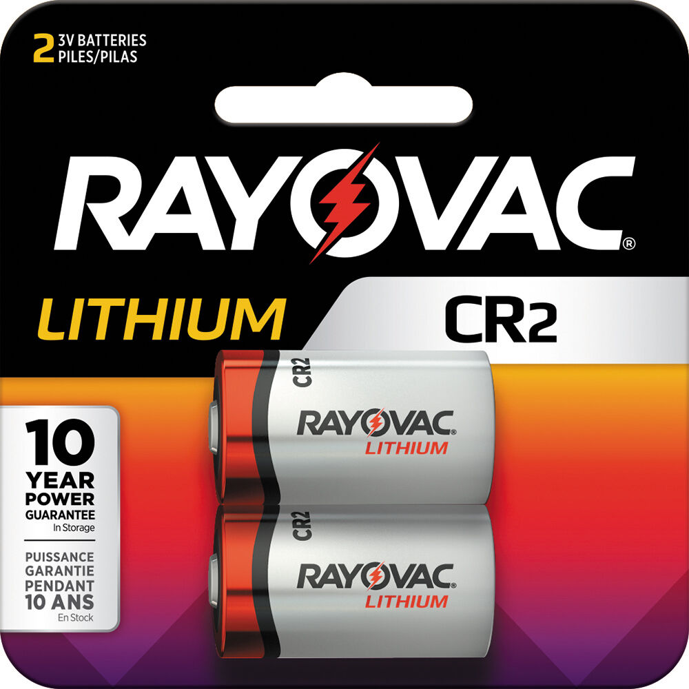 RAYOVAC CR2 3V Lithium Photo Battery (2-Pack)