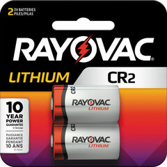 RAYOVAC CR2 3V Lithium Photo Battery (2-Pack)