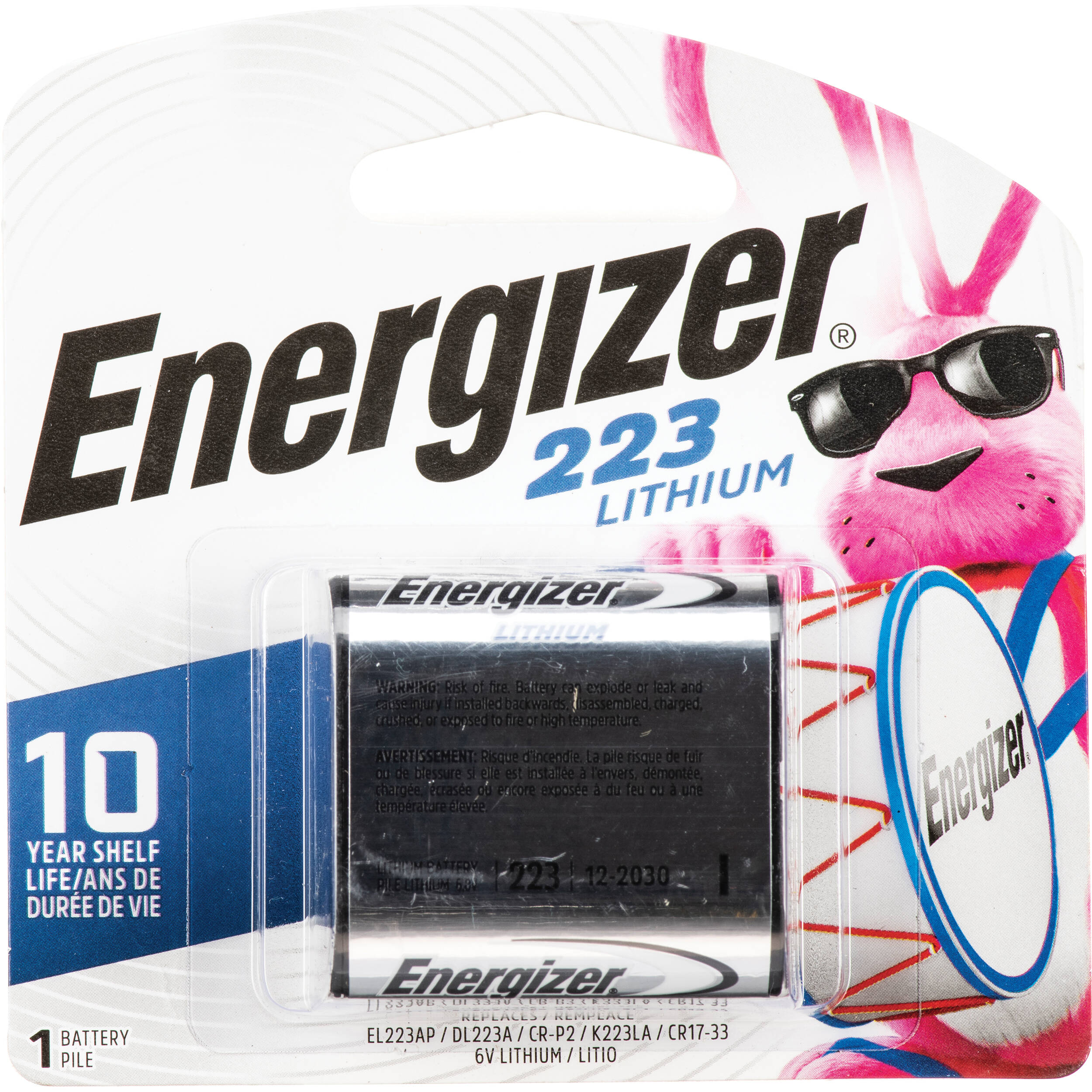 Energizer 6-Volt Lithium Photo Battery