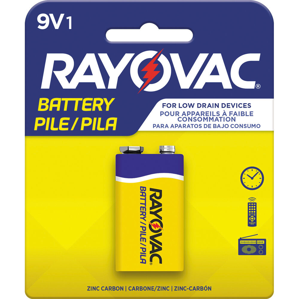 RAYOVAC Zinc Carbon 9V Battery