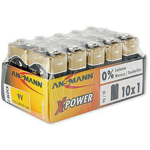 Ansmann X-Power Size-E Alkaline Batteries (10-Pack)
