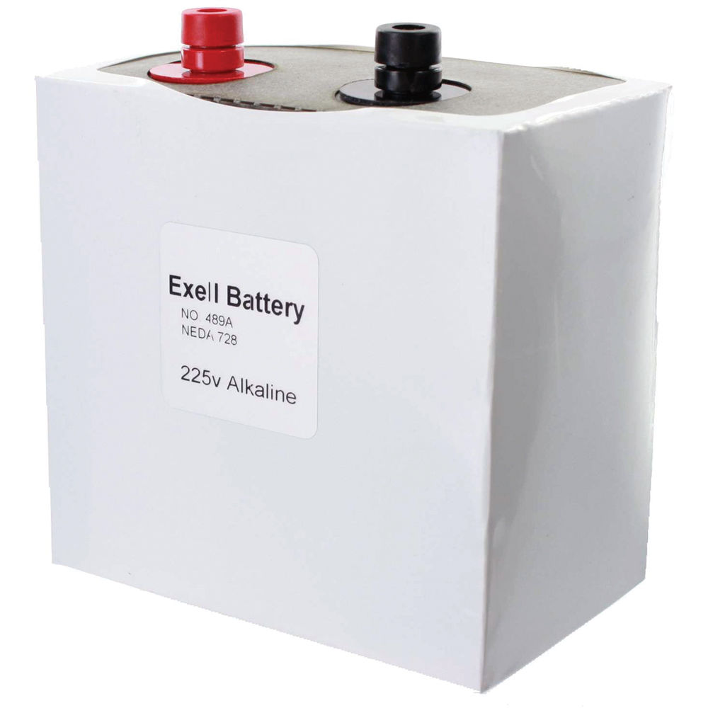 Exell Battery 489A 225V Alkaline Battery (550 mAh)