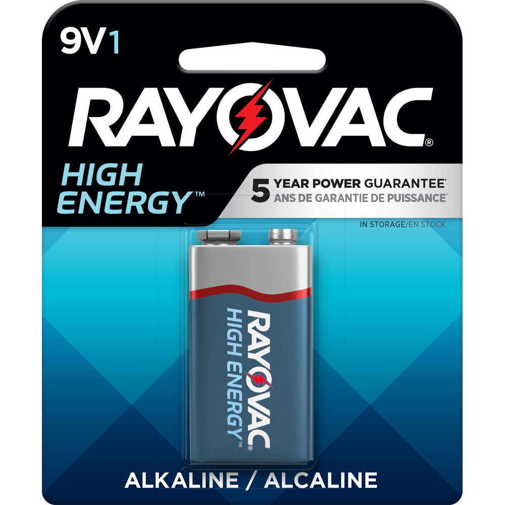 RAYOVAC High Energy Alkaline 9V Battery (Single)