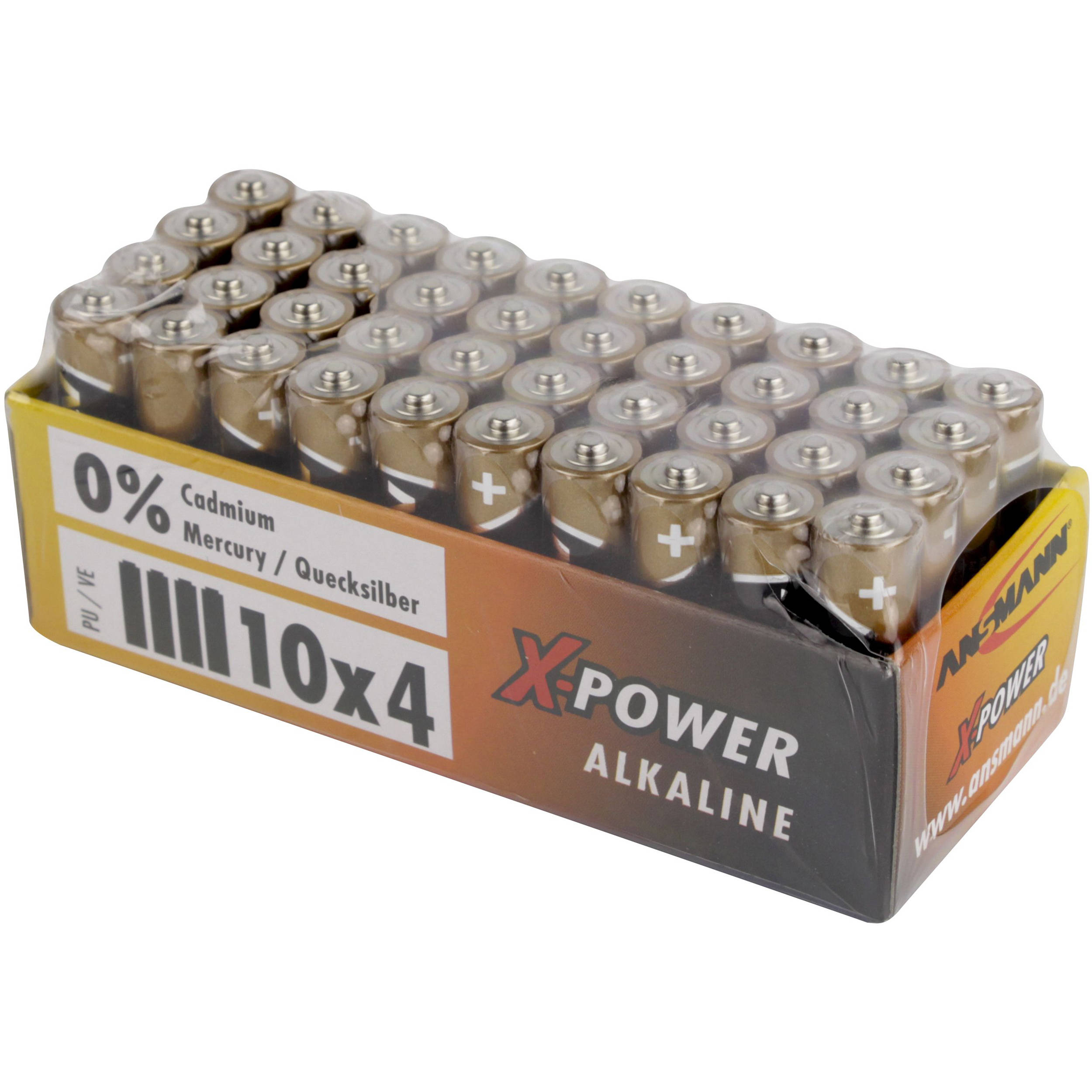 Ansmann X-Power AAA Alkaline Batteries (40-Pack)