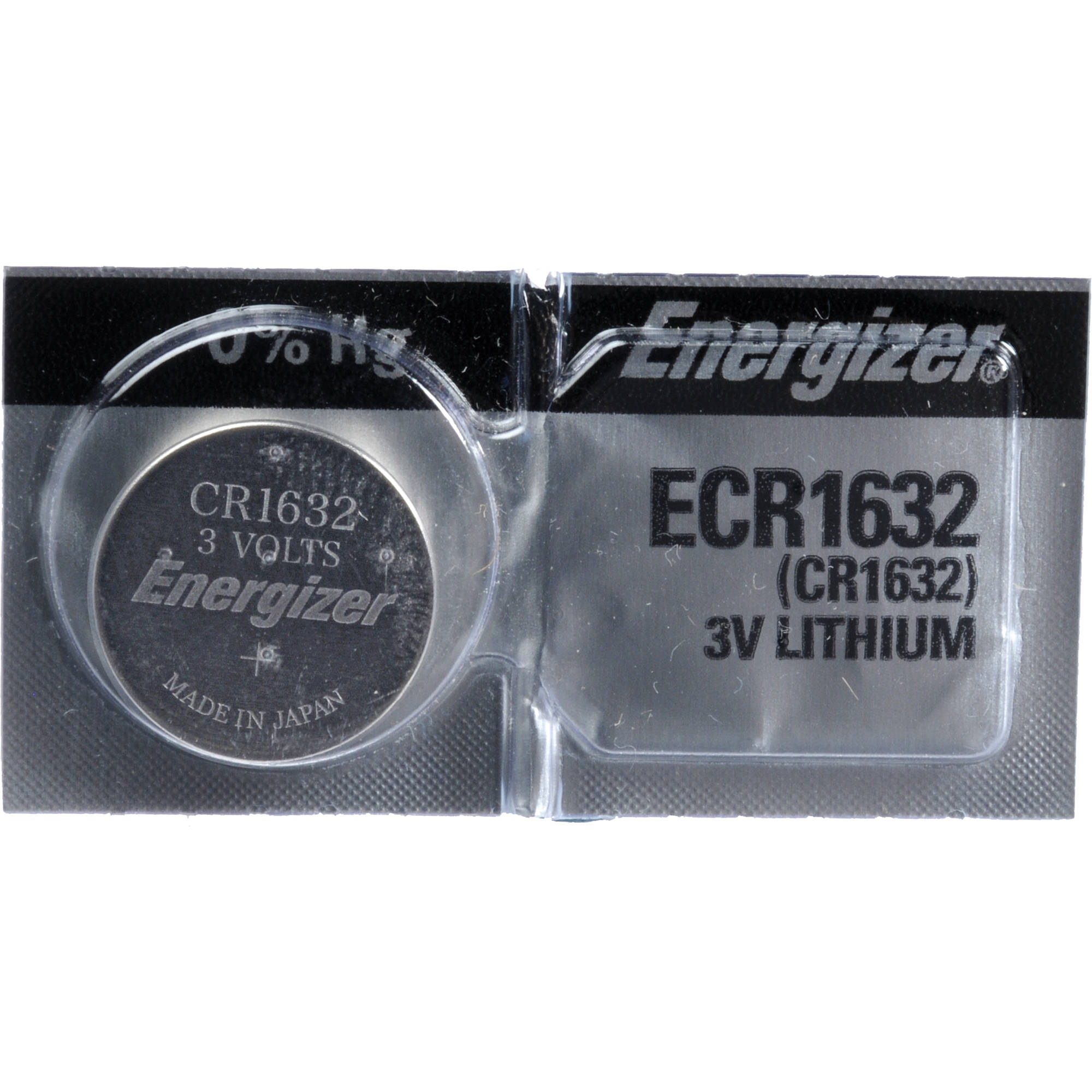 Energizer CR1632 Coin Lithium Battery (3V, 130mAh)