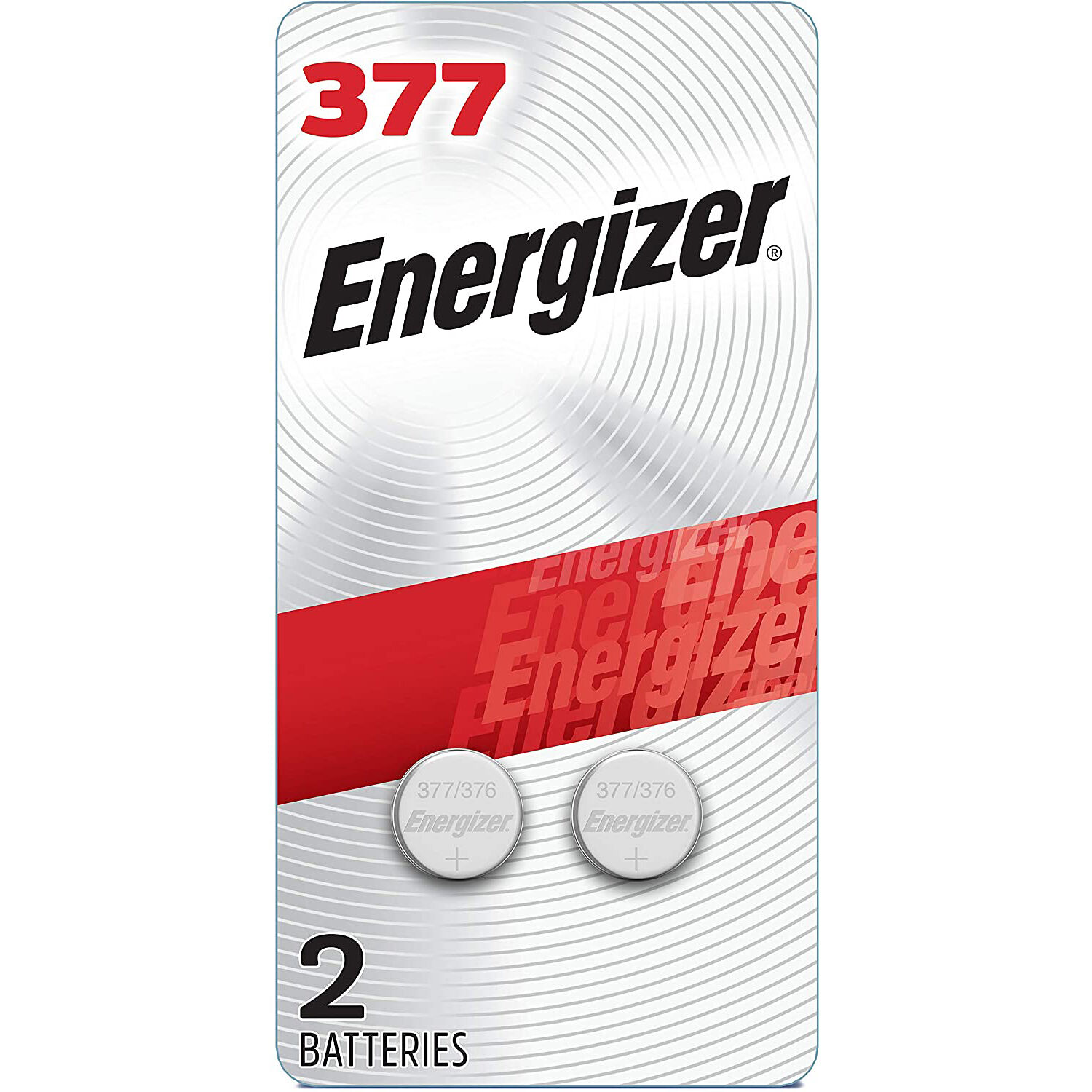 Energizer 377 Silver Oxide Battery (2-Pack)