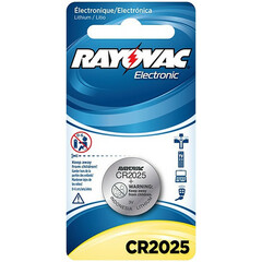 RAYOVAC CR2025 3V Lithium Battery