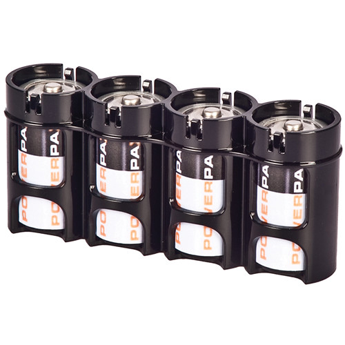 STORACELL SlimLine C4 Battery Holder (Tuxedo Black)