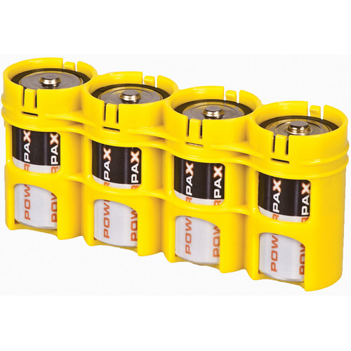 STORACELL SlimLine D4 Battery Holder (Yellow)