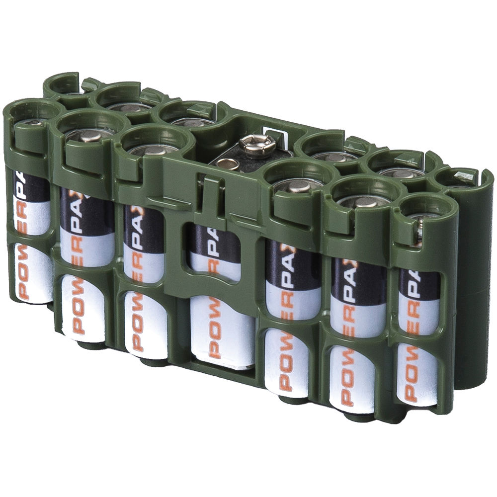 STORACELL A9 Pack Battery Caddy (Military Green)