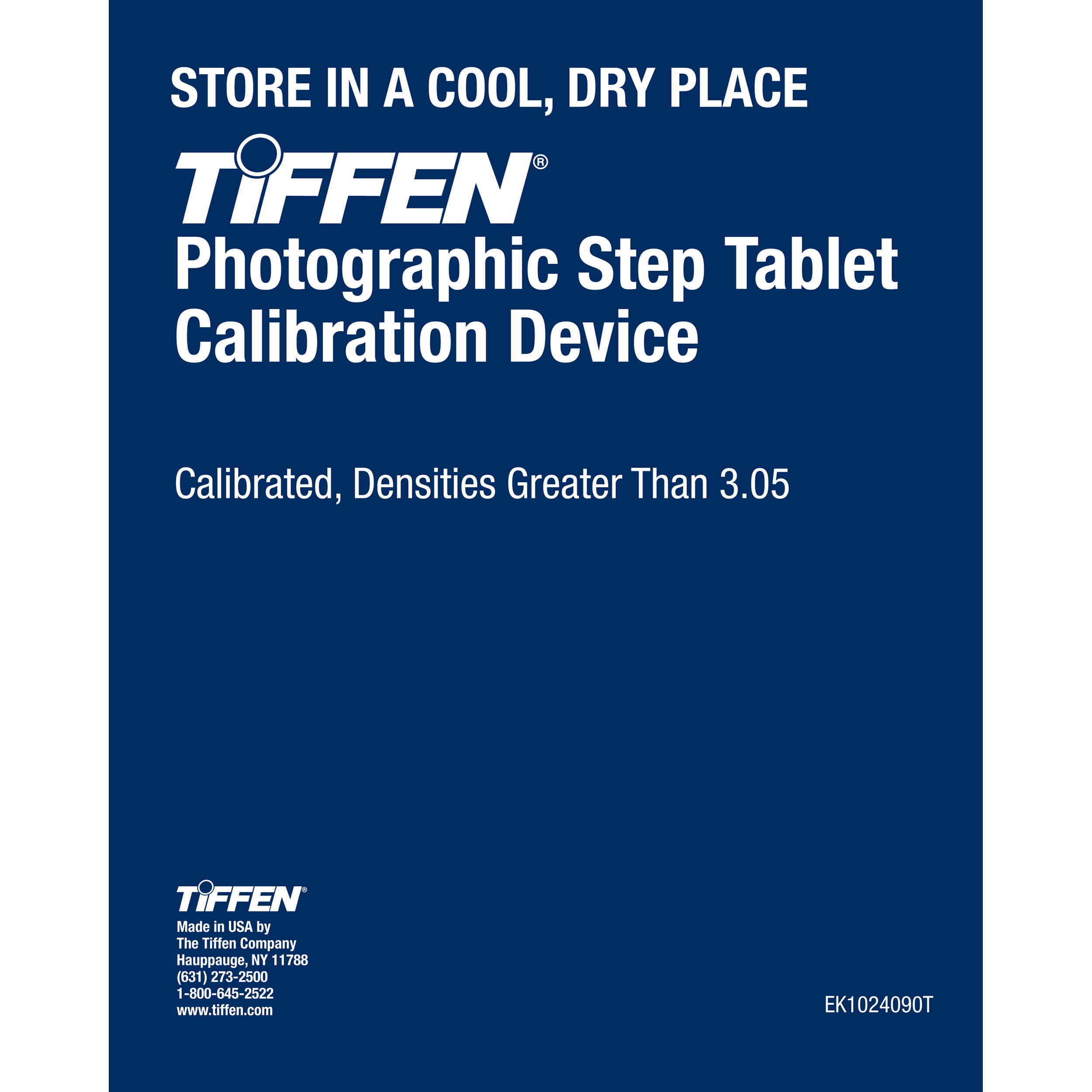 Tiffen EK1024090T Photographic Step Tablet Calibration Device