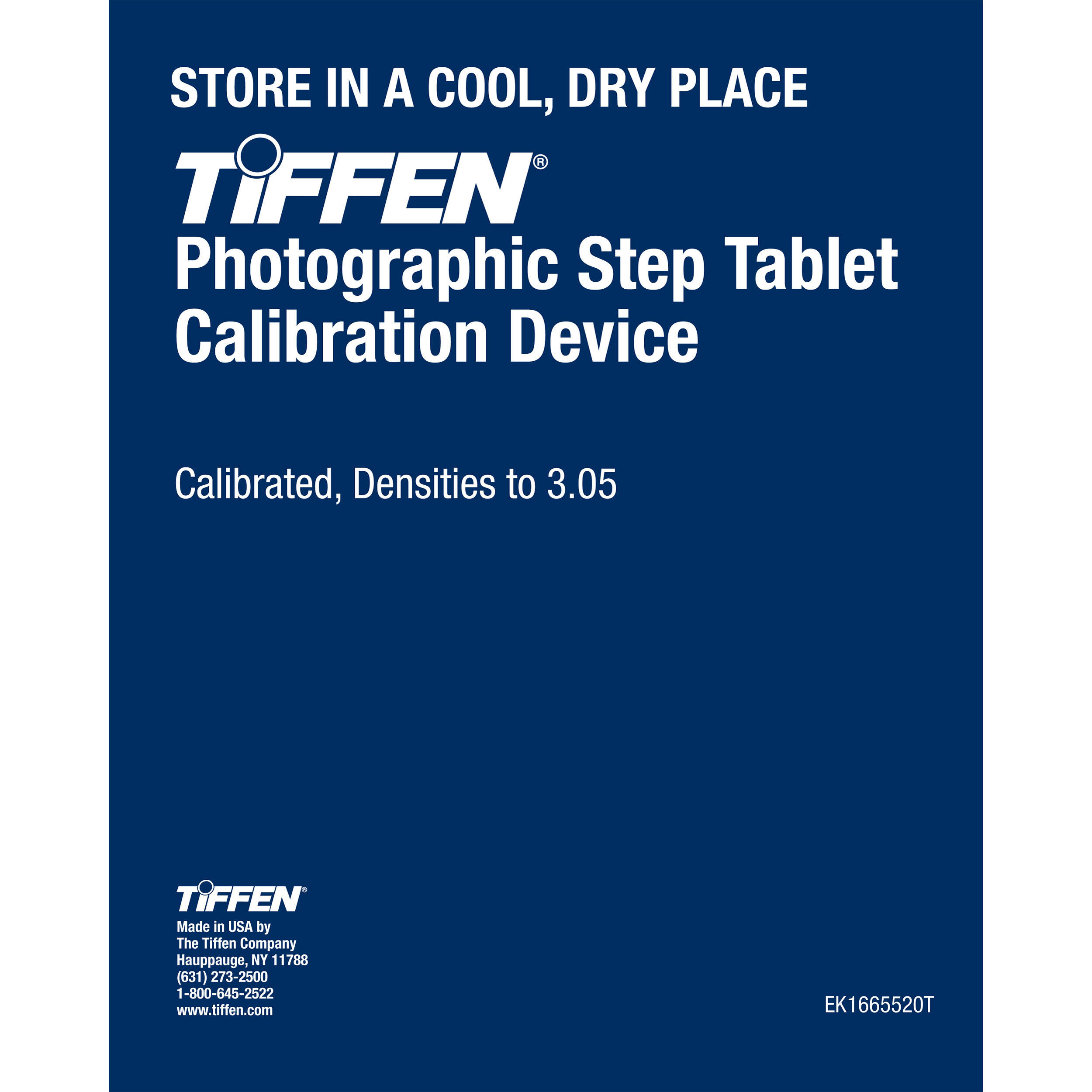 Tiffen EK1665520T Photographic Step Tablet Calibration Device