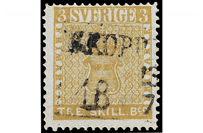 Treskilling Yellow, 1855