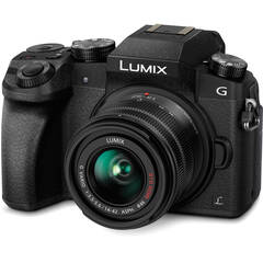 Panasonic Lumix G7 Mirrorless Camera with 14-42mm Lens (Black)