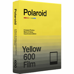 Polaroid Yellow 600 Instant Film (Black & Yellow Duochrome Edition, 8 Exposures)