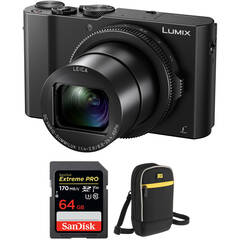Panasonic Lumix DMC-LX10 Digital Camera with Accessory Kit