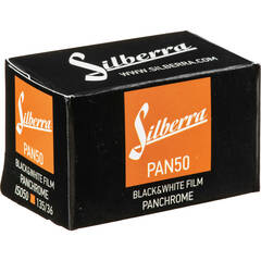 Silberra Films Pan 50 Black and White Negative Film (35mm Roll Film, 36 Exposures)
