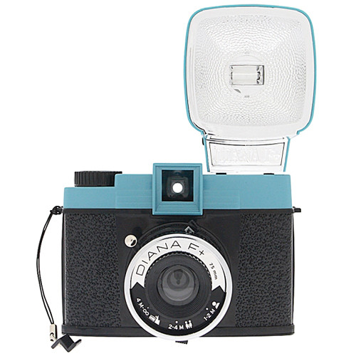 Lomography Diana F+ Film Camera and Flash (Teal/Black)