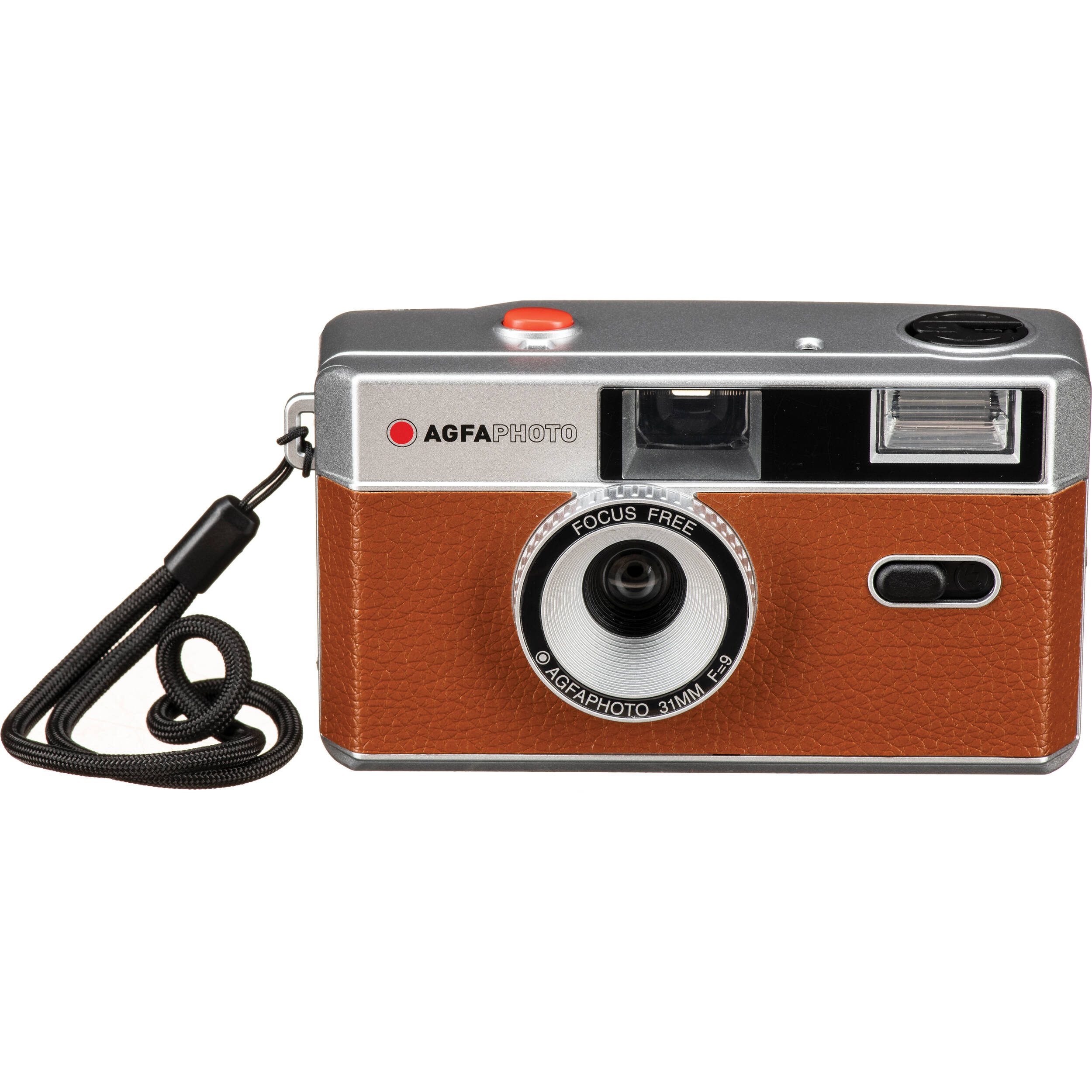 AgfaPhoto Analog 35mm Reusable Film Camera (Coffee Brown)