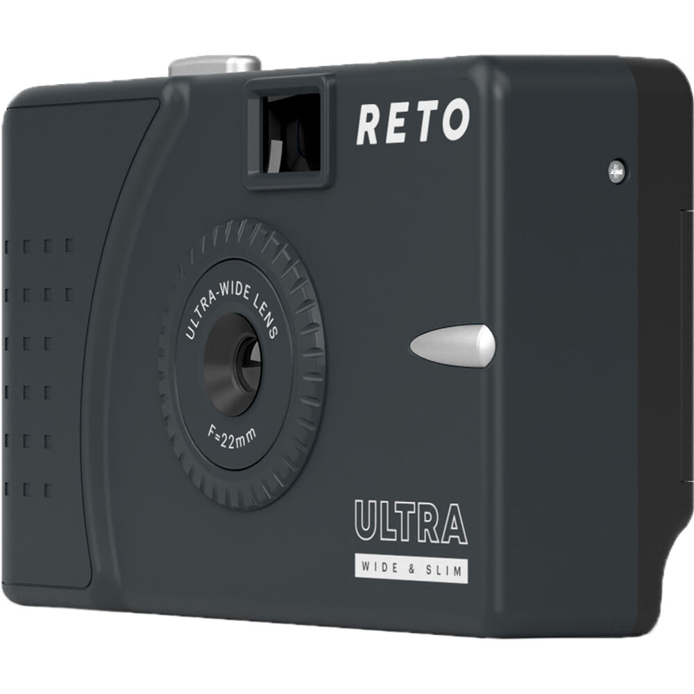 Reto Project Ultra-Wide & Slim 35mm Film Camera (Charcoal)