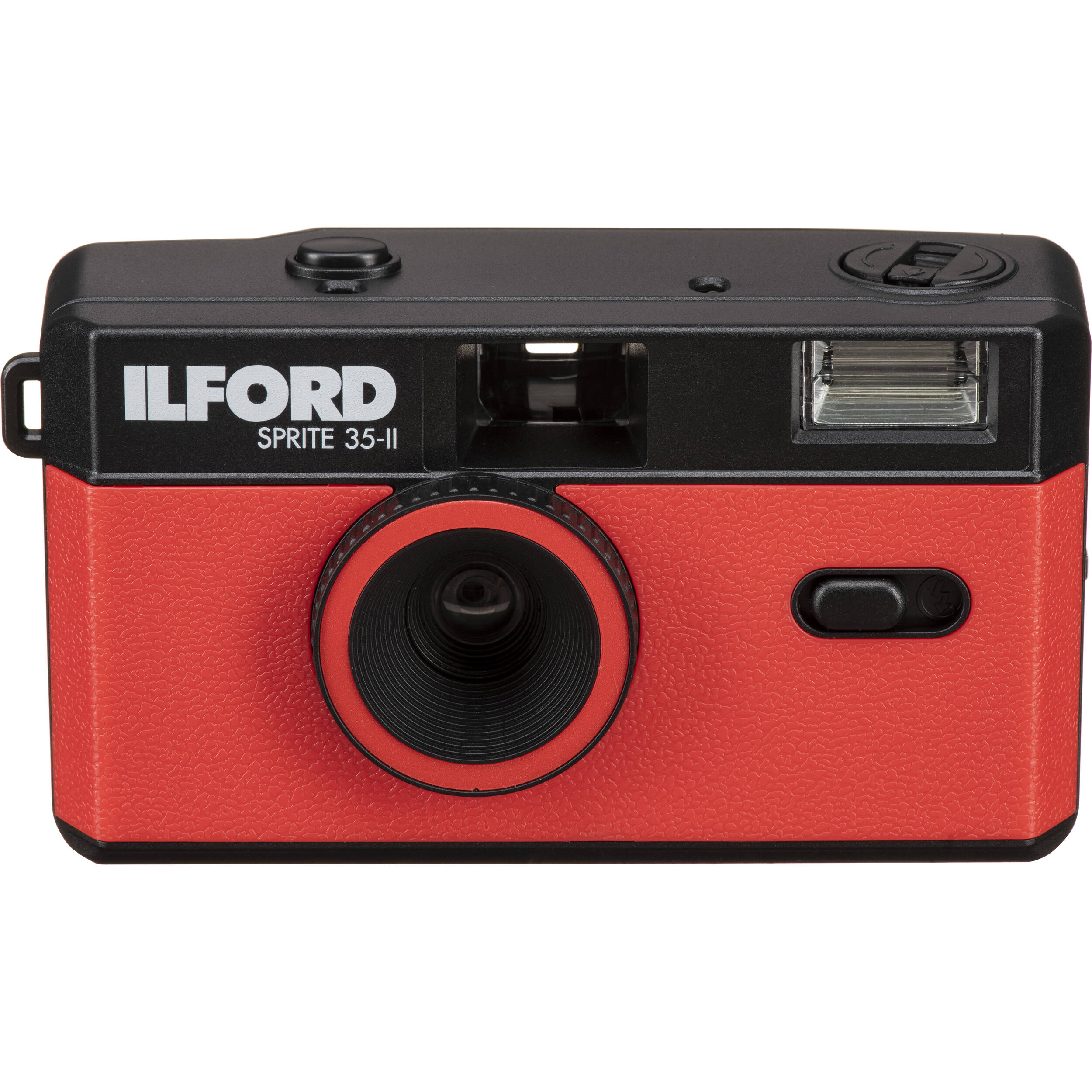 Ilford Sprite 35-II Film Camera (Black & Red)