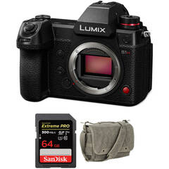 Panasonic Lumix S1H Mirrorless Camera with Accessories Kit