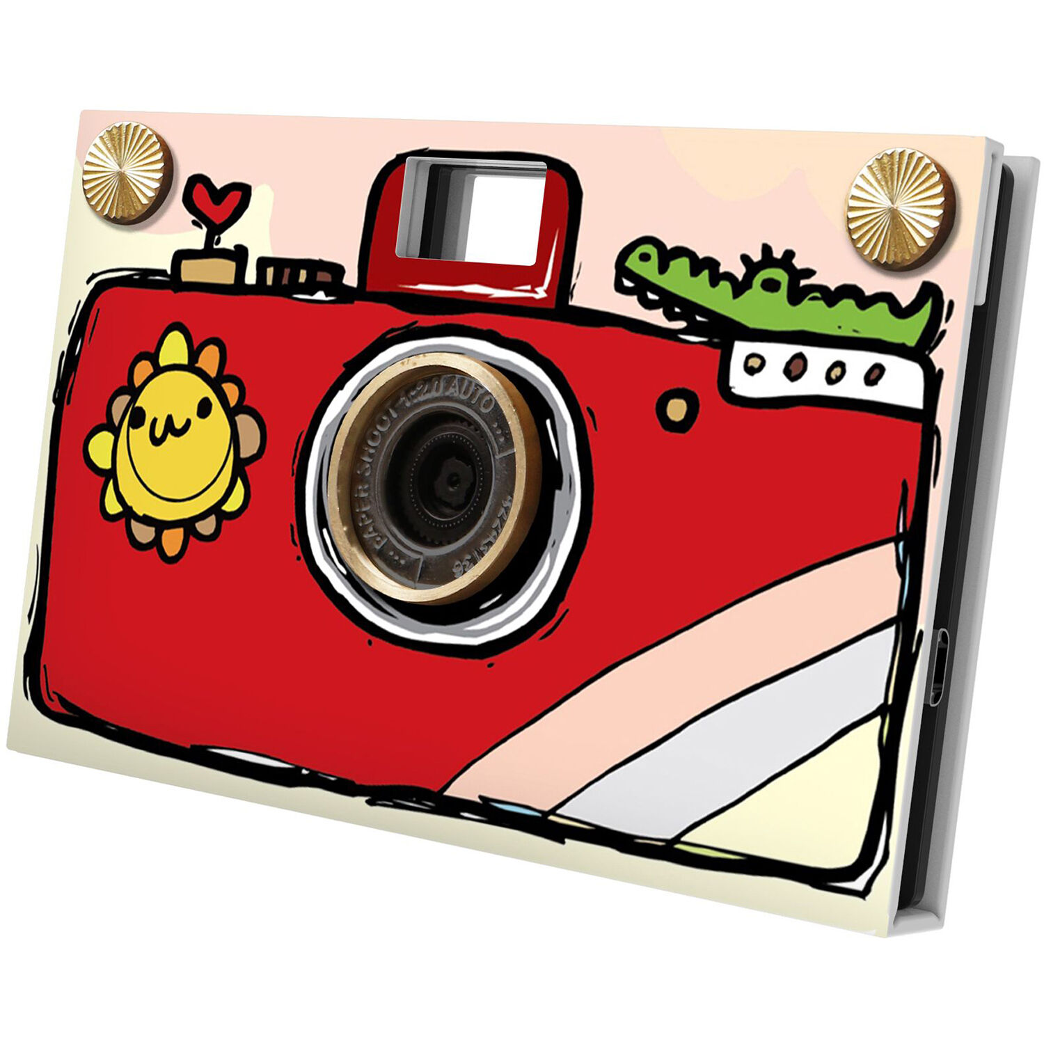 Paper Shoot Hand Drawing Camera (Red)
