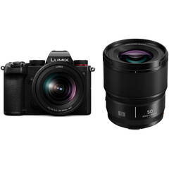 Panasonic Lumix S5 Mirrorless Camera with 20-60mm and 50mm Lenses