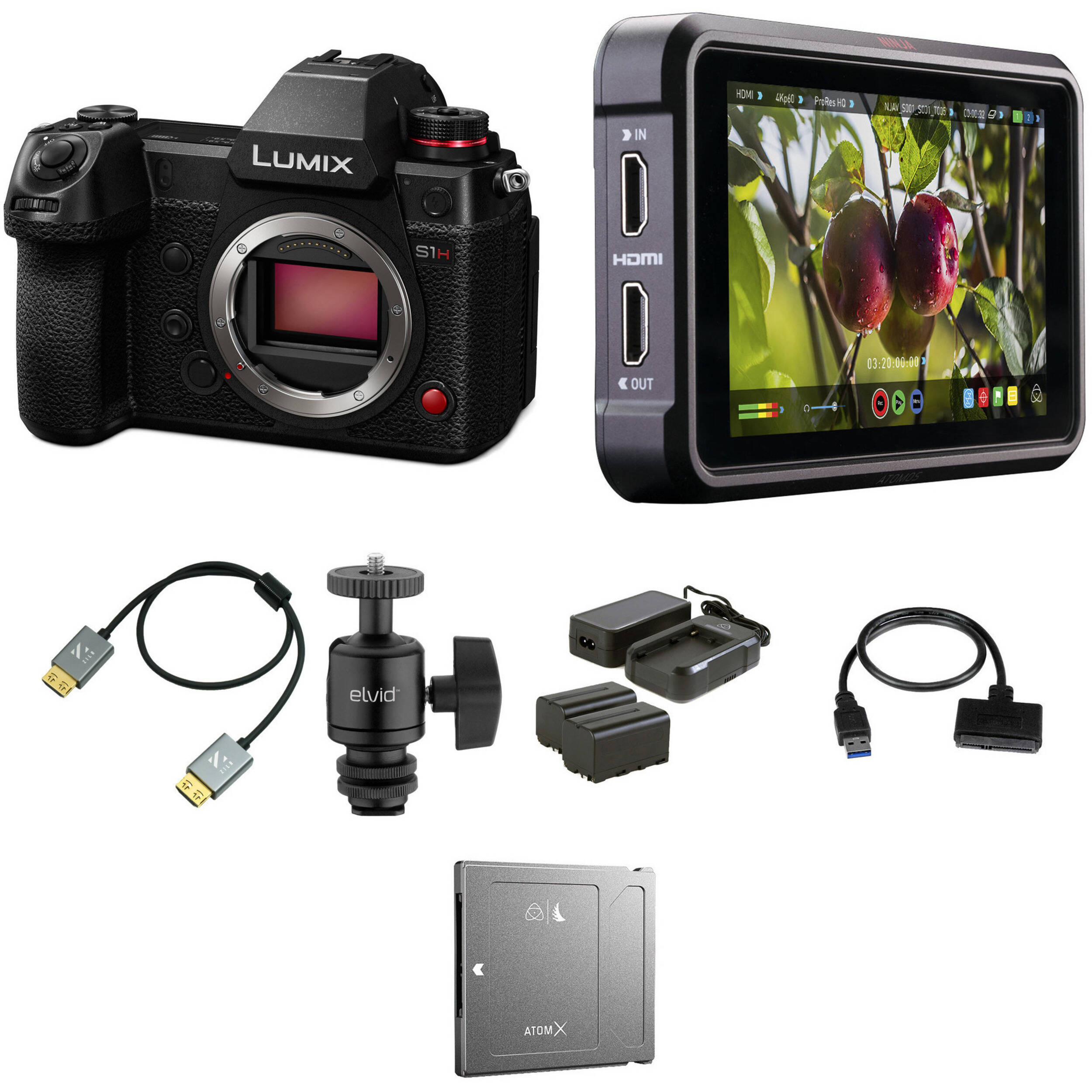 Panasonic Lumix S1H Mirrorless Camera Cine Kit