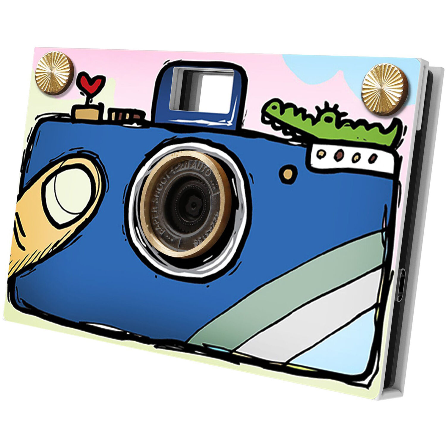 Paper Shoot Hand Drawing Camera (Blue)