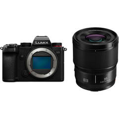 Panasonic Lumix S5 Mirrorless Camera with 35mm f/1.8 Lens Kit