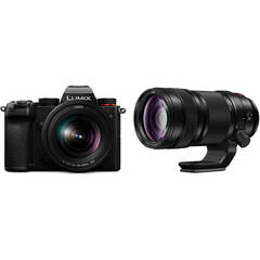 Panasonic Lumix S5 Mirrorless Camera with 20-60mm and 70-200mm f/4 Lenses Kit