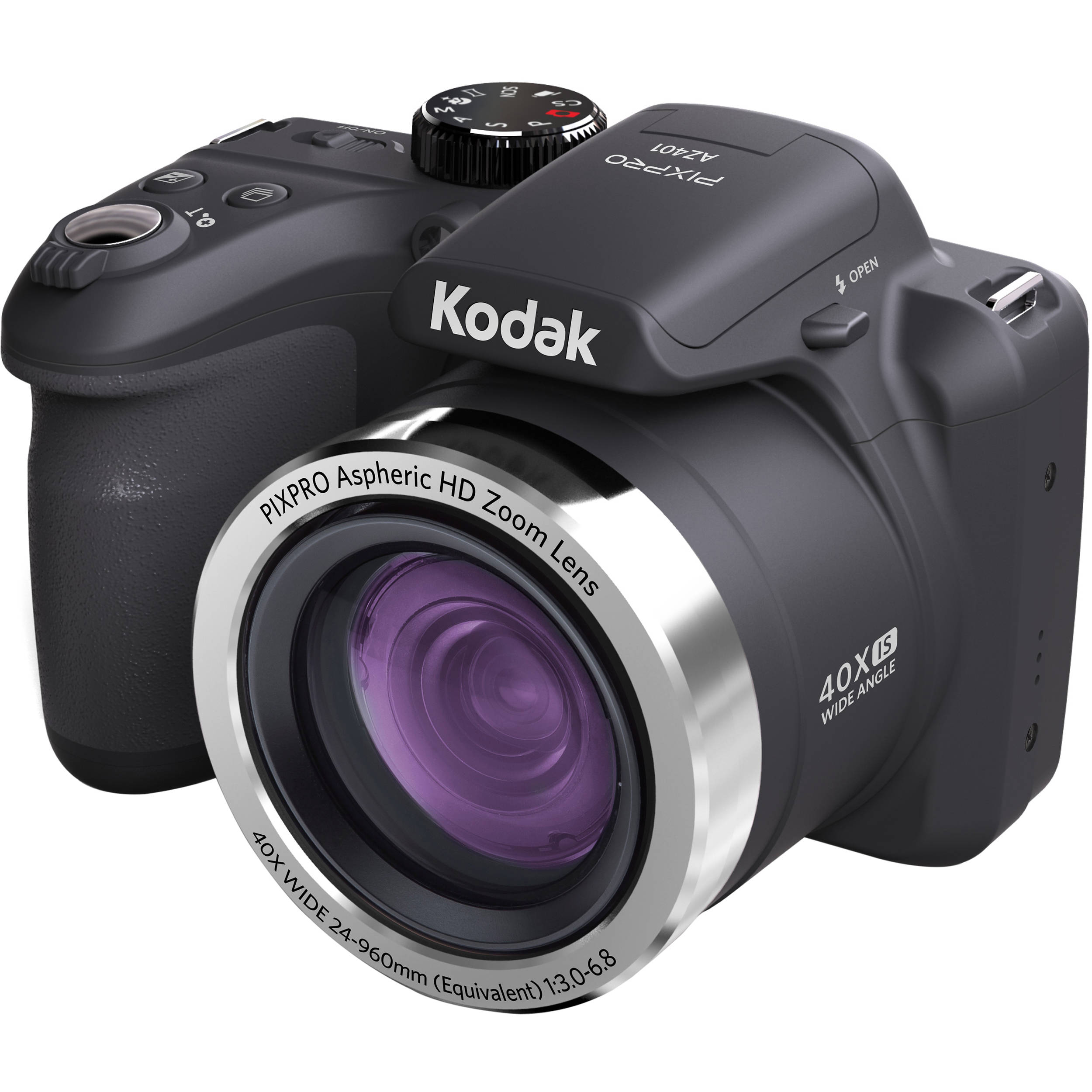 Kodak PIXPRO AZ401 Digital Camera (Black)
