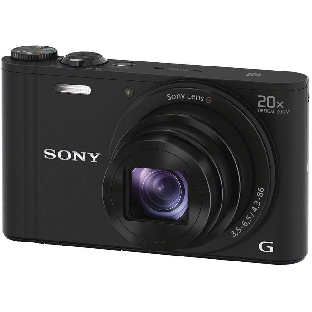 Sony Cyber-shot DSC-WX350 Digital Camera (Black)