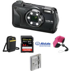 Ricoh WG-6 Digital Camera Deluxe Kit (Black)