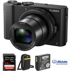 Panasonic Lumix DMC-LX10 Digital Camera Deluxe Kit