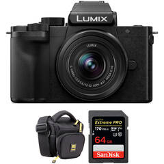 Panasonic Lumix G100 Mirrorless Camera with 12-32mm Lens and Accessories Kit