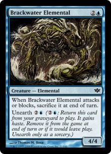 Brackwater Elemental - Foil