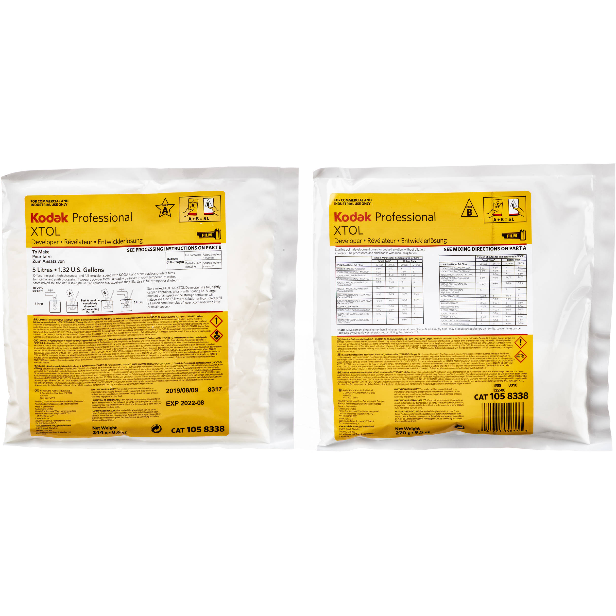 Kodak Professional XTOL Film Developer (To Make 5L)