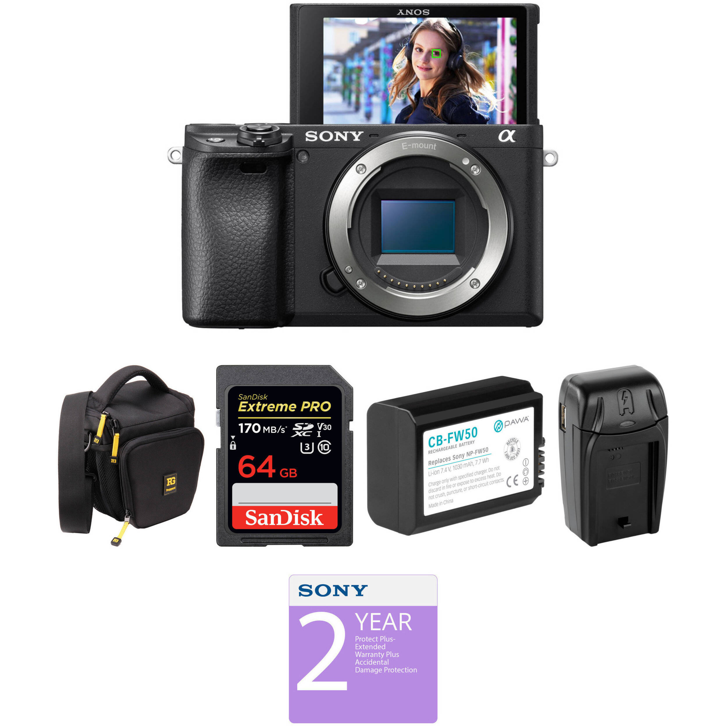 Sony a6400 Mirrorless Camera Deluxe Kit