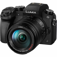 Panasonic Lumix G7 Mirrorless Camera with 14-140mm Lens (Black)