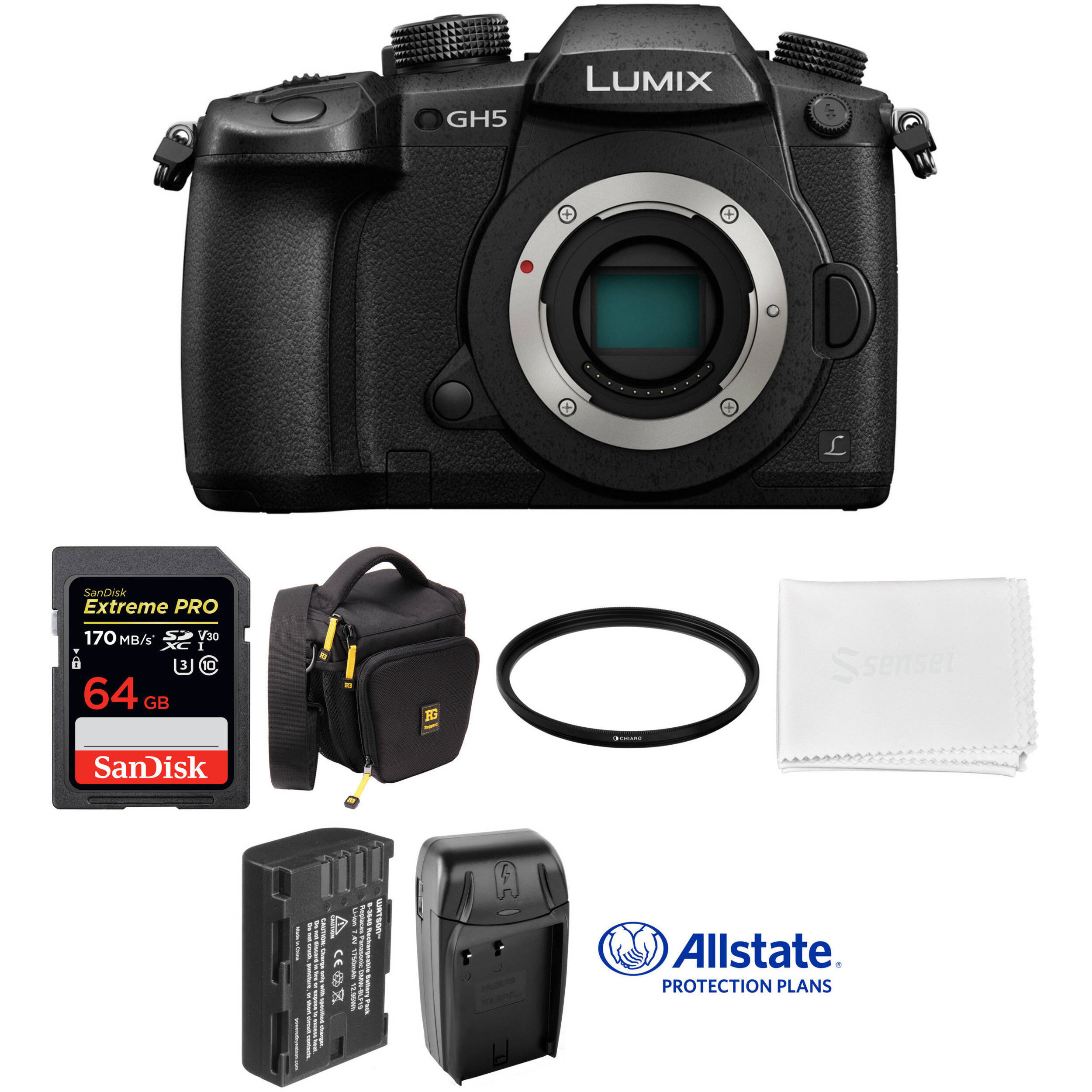 Panasonic Lumix GH5 Mirrorless Camera Deluxe Kit